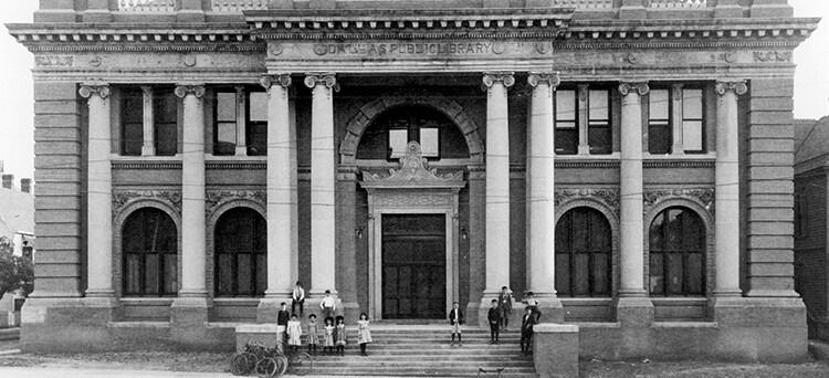 The Carnegie Library, 1901. The first Dallas Public Library Building.