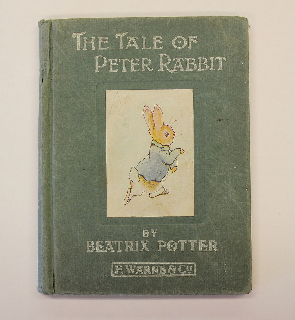 Old copy of The Tale of Peter Rabbit