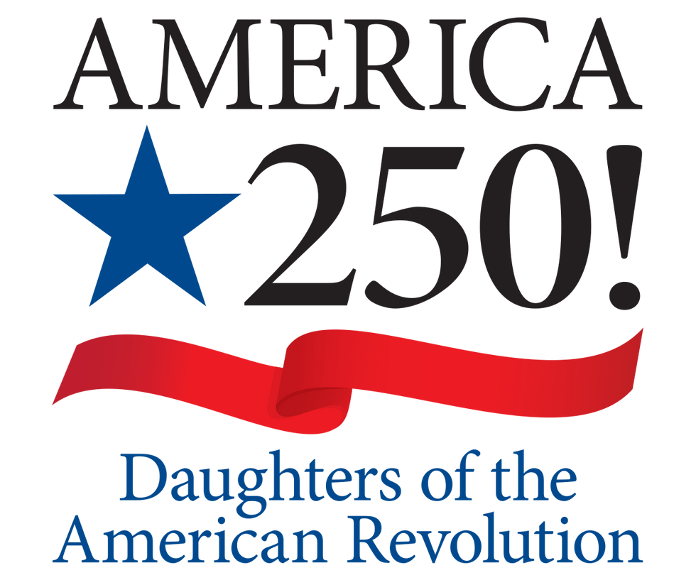 Daughters of the American Revolution America 250!  logo