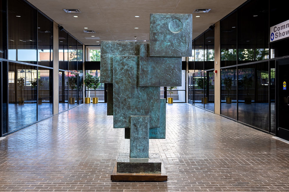 Sculpture: Square Forms with Circles, Barbara Hepworth